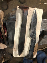 Load image into Gallery viewer, Blacksmithing: Forged Railroad Spike Knife
