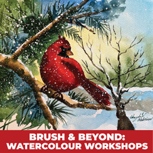 Load image into Gallery viewer, Brush &amp; Beyond: Watercolor Workshops
