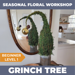 Seasonal Floral Workshops: Make Your Own Grinch Tree