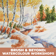 Load image into Gallery viewer, Brush &amp; Beyond: Watercolor Workshops
