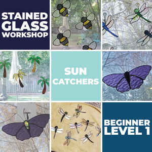 1-Day Beginner Stained Glass Sun Catcher Workshops